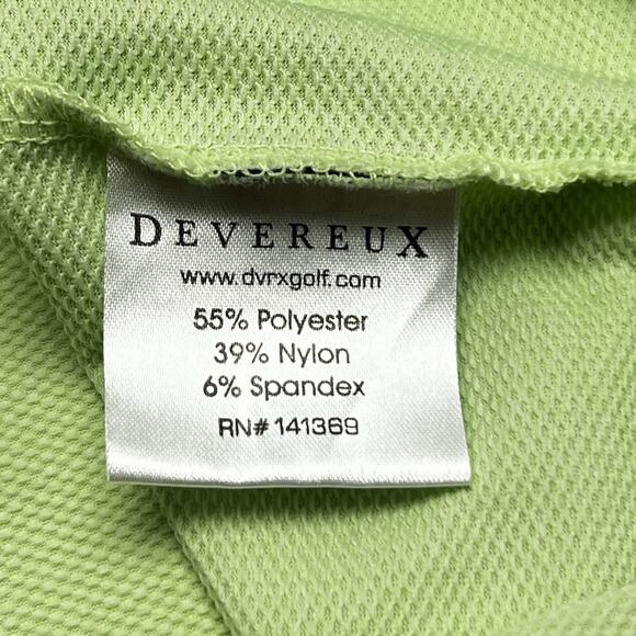 Devereux Golf 1/4 Zip Pullover Long Sleeve Outer Layer Lime Green Size Large - Picture 5 of 8